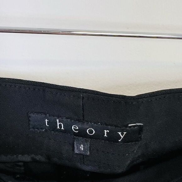 Theory Capsule Staples Black Straight Leg Dress Pants - Picture 5 of 7